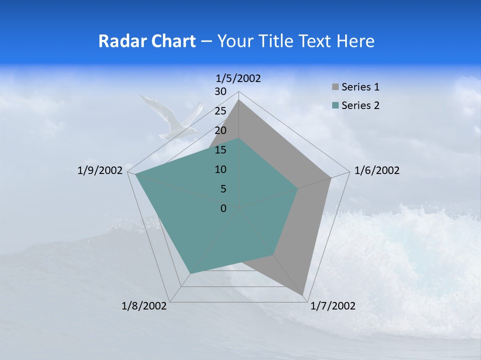 Summer Ocean View Vibrant PowerPoint Template