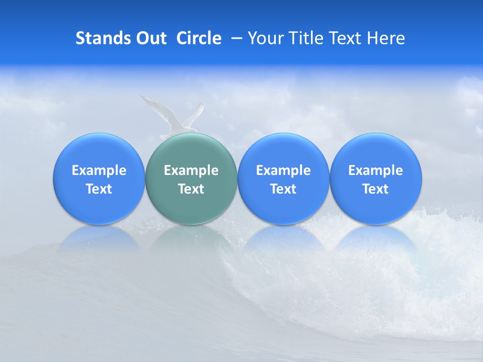 Summer Ocean View Vibrant PowerPoint Template