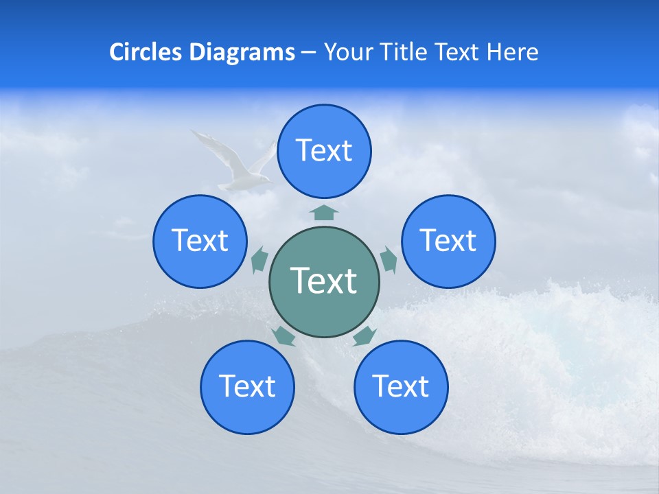 Summer Ocean View Vibrant PowerPoint Template