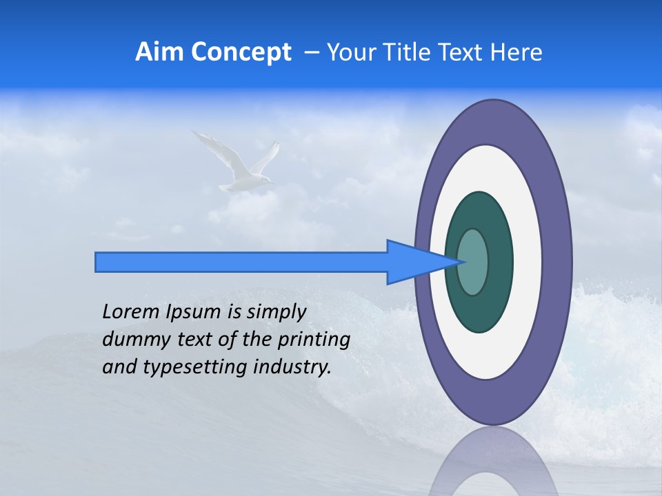 Summer Ocean View Vibrant PowerPoint Template