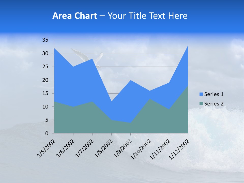 Summer Ocean View Vibrant PowerPoint Template