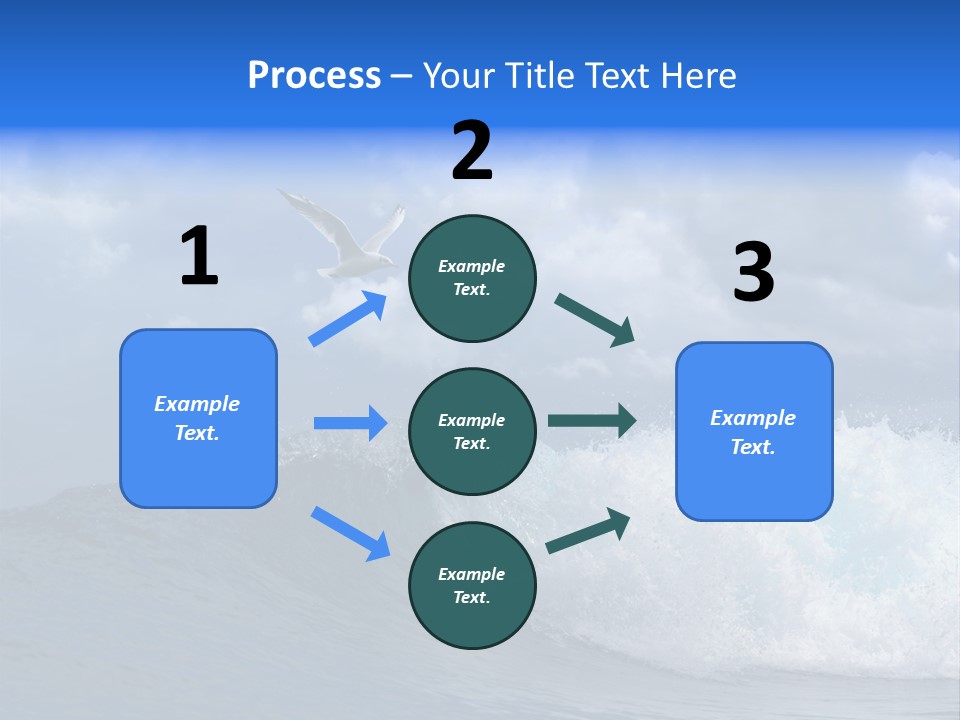 Summer Ocean View Vibrant PowerPoint Template