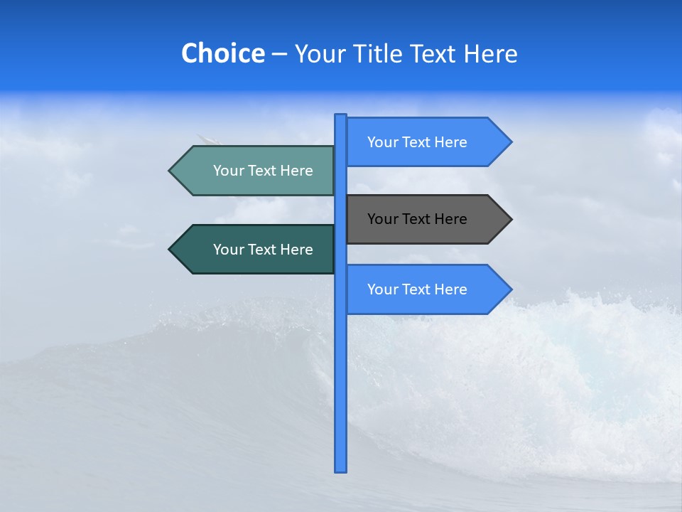 Summer Ocean View Vibrant PowerPoint Template