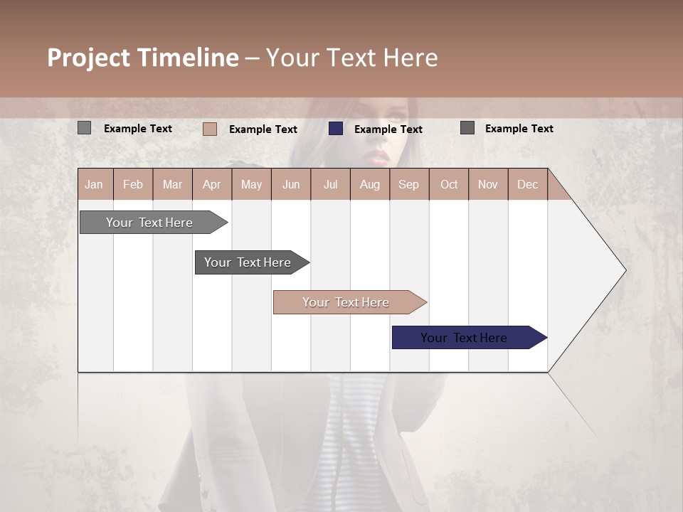 Grunge Music Headphones PowerPoint Template