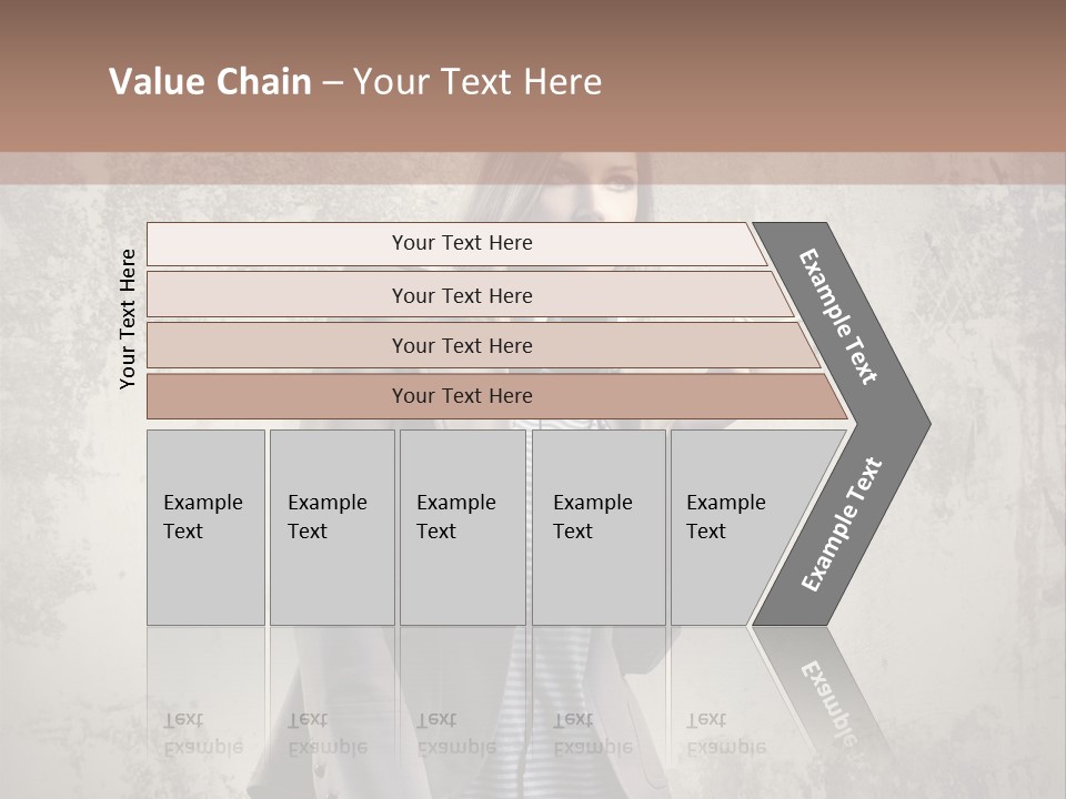 Grunge Music Headphones PowerPoint Template