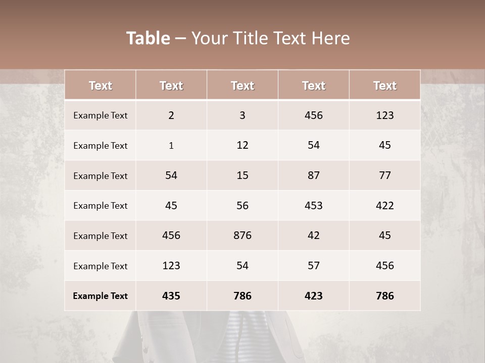 Grunge Music Headphones PowerPoint Template