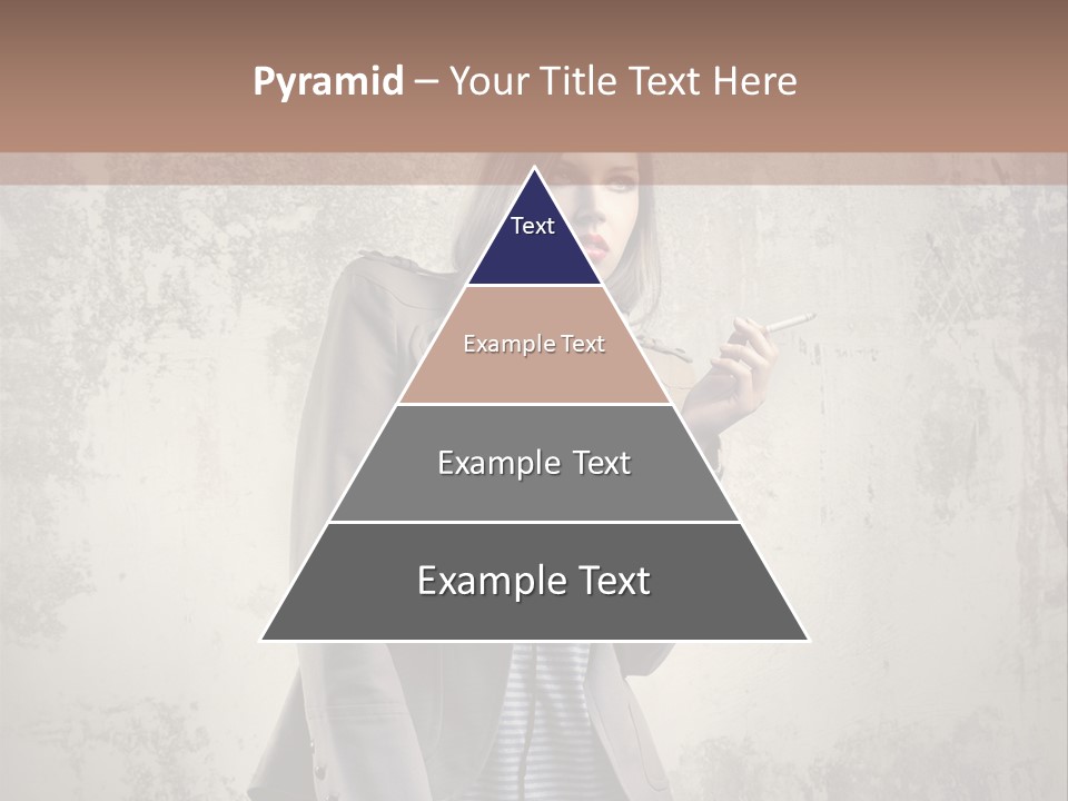 Grunge Music Headphones PowerPoint Template