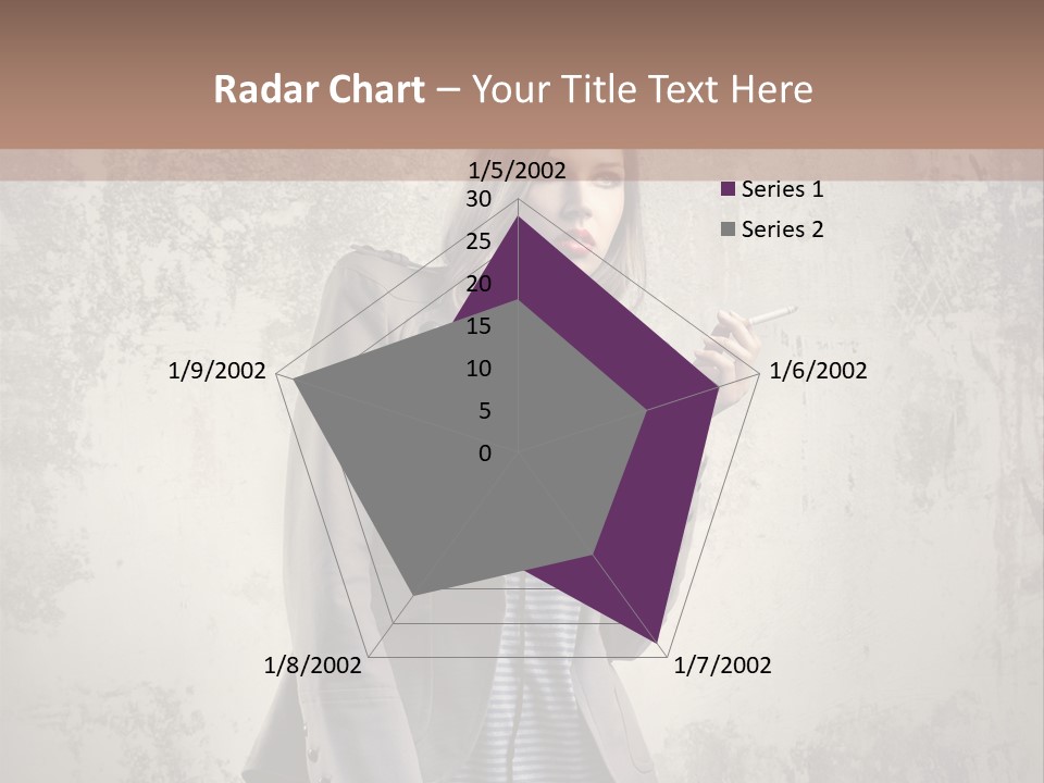 Grunge Music Headphones PowerPoint Template