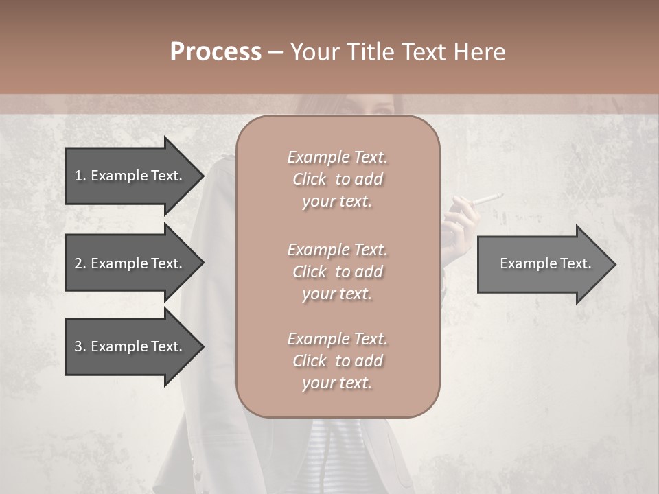 Grunge Music Headphones PowerPoint Template