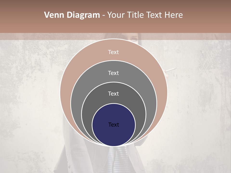 Grunge Music Headphones PowerPoint Template