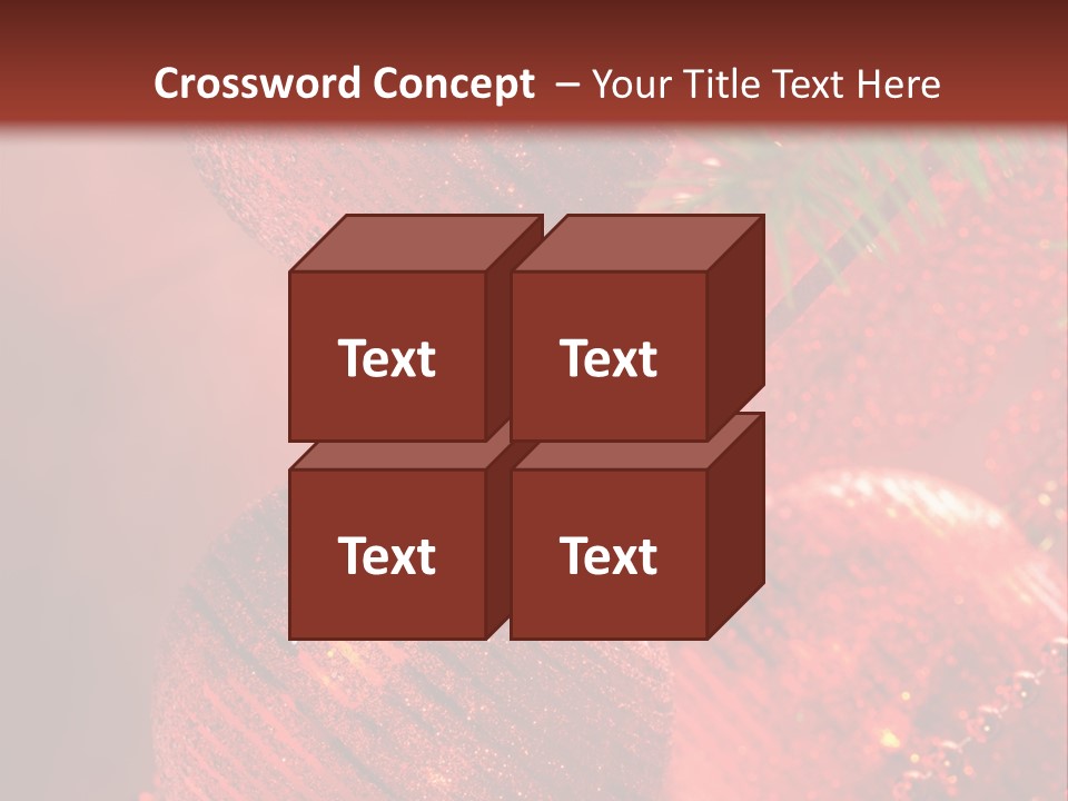 Bauble Object Sphere PowerPoint Template