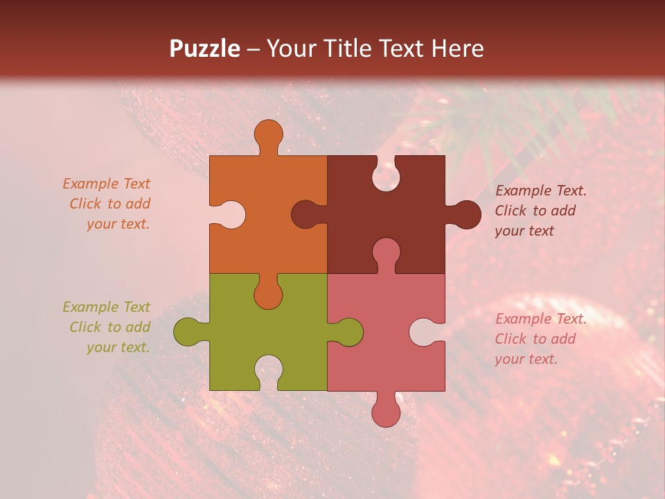 Bauble Object Sphere PowerPoint Template