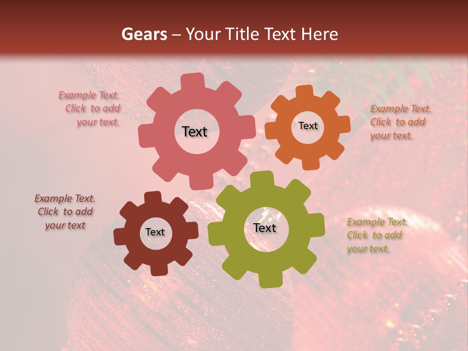 Bauble Object Sphere PowerPoint Template