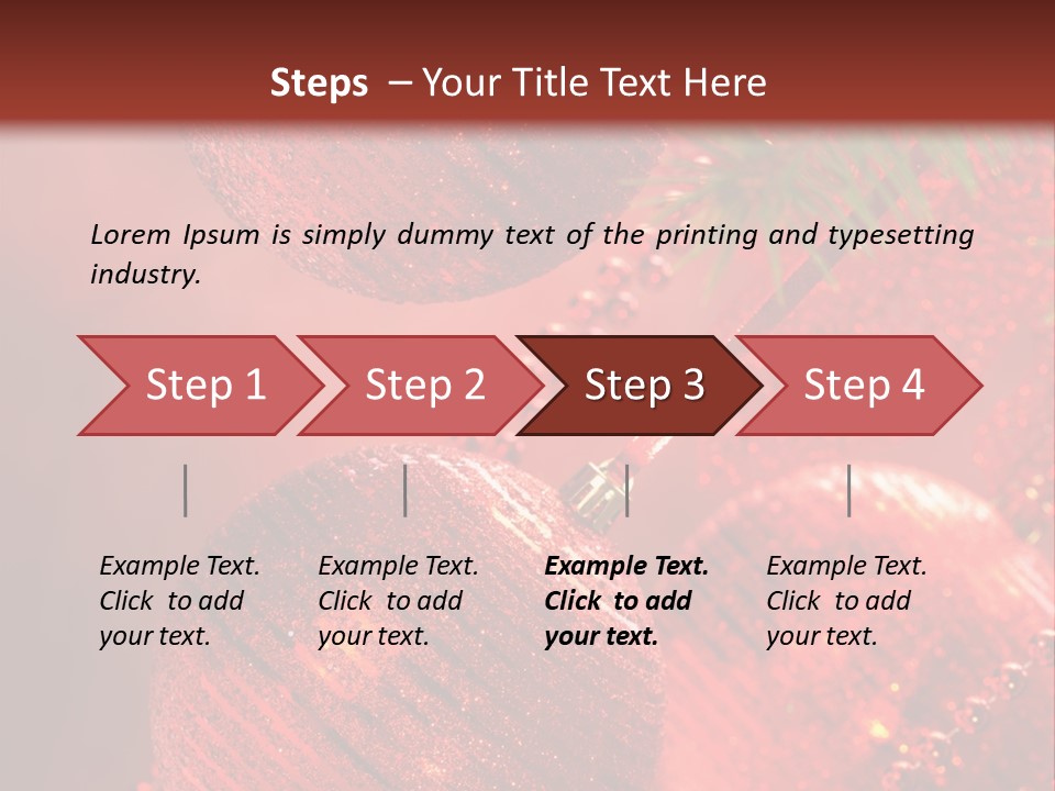 Bauble Object Sphere PowerPoint Template