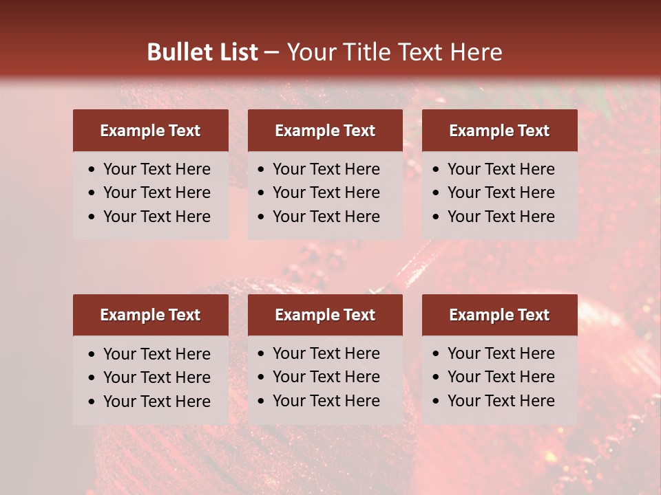 Bauble Object Sphere PowerPoint Template