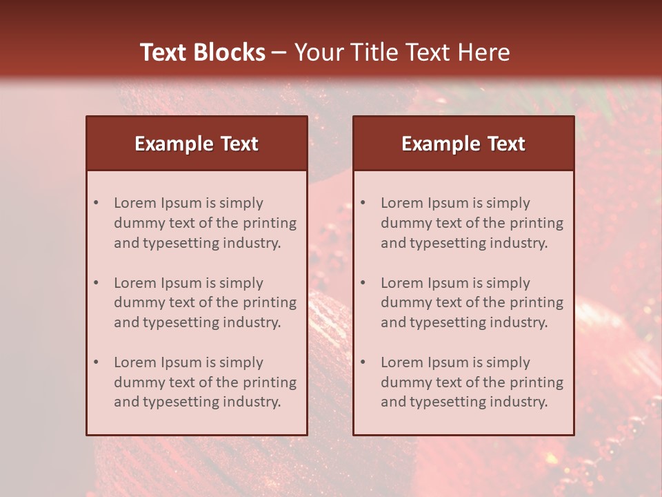 Bauble Object Sphere PowerPoint Template