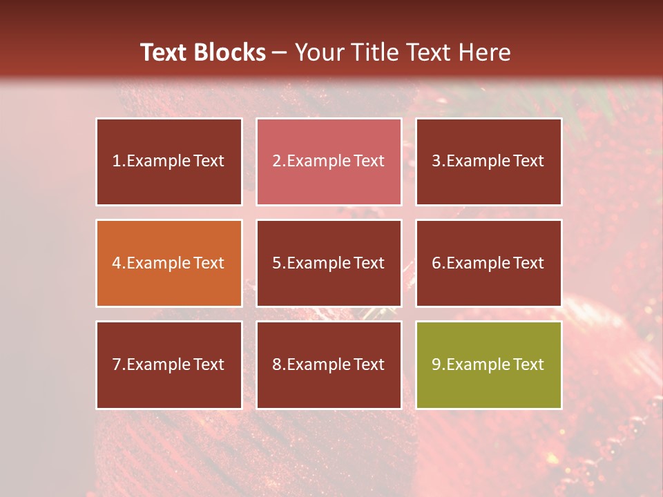 Bauble Object Sphere PowerPoint Template