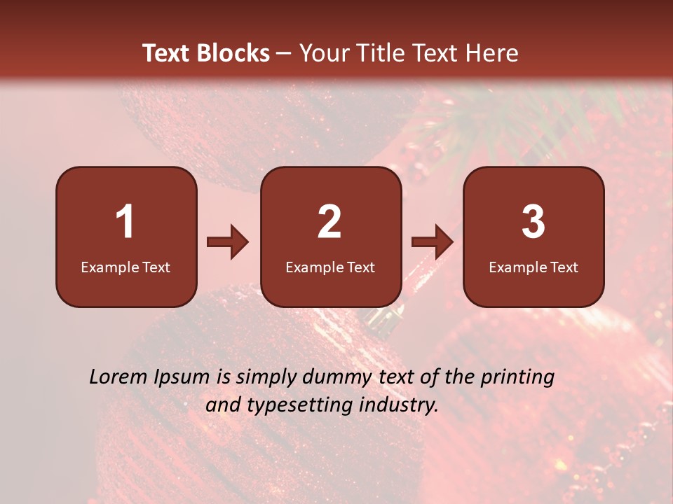 Bauble Object Sphere PowerPoint Template