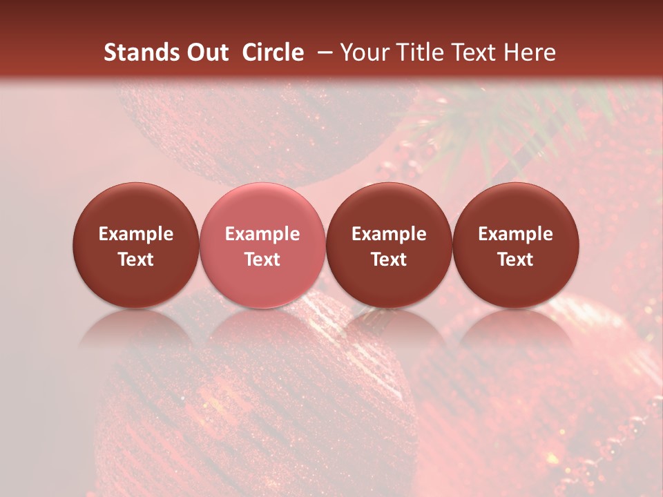 Bauble Object Sphere PowerPoint Template