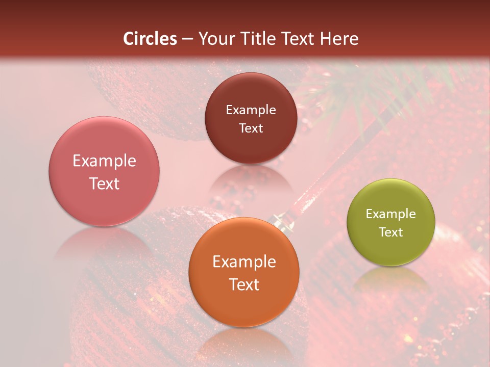 Bauble Object Sphere PowerPoint Template