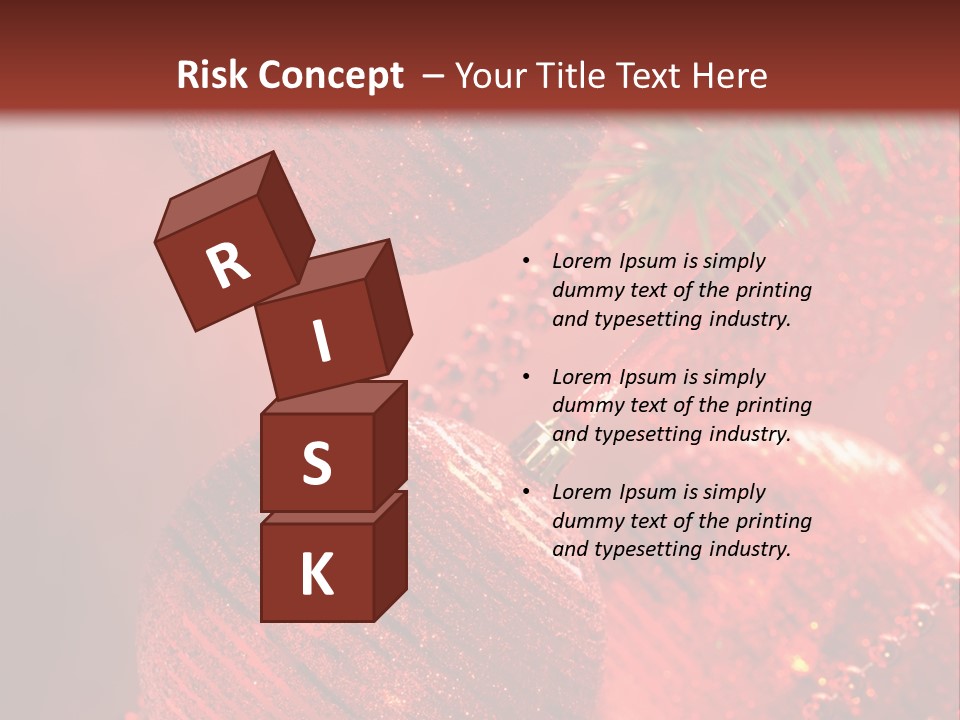 Bauble Object Sphere PowerPoint Template