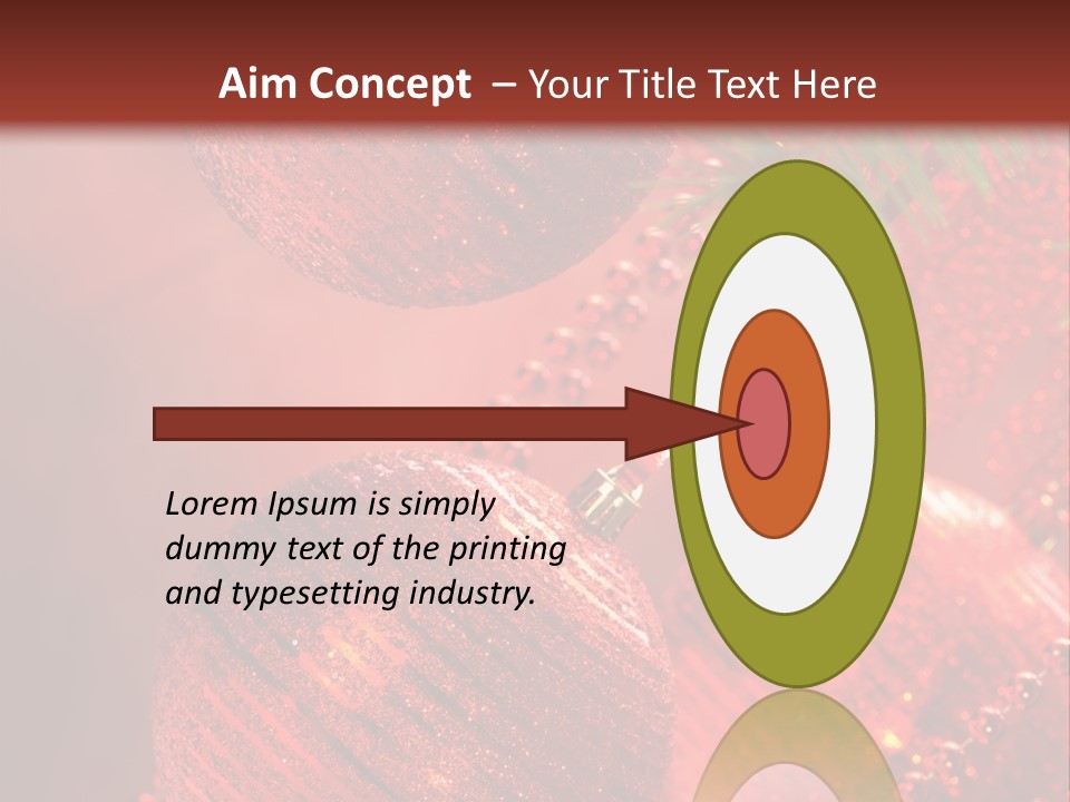 Bauble Object Sphere PowerPoint Template