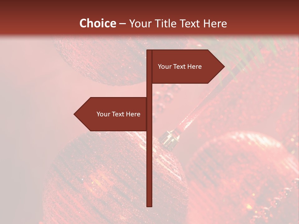 Bauble Object Sphere PowerPoint Template
