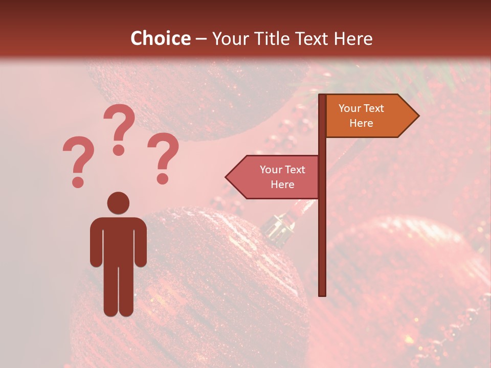 Bauble Object Sphere PowerPoint Template
