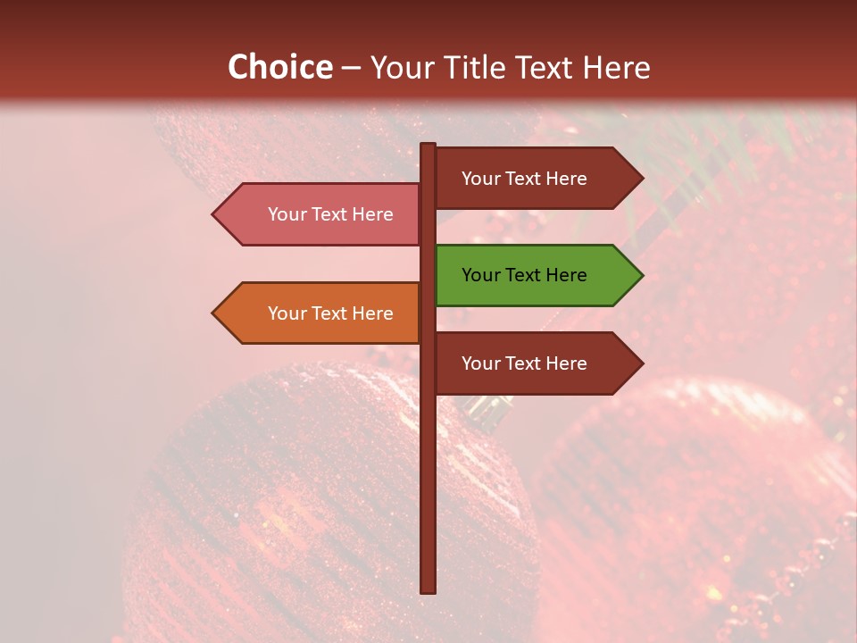 Bauble Object Sphere PowerPoint Template