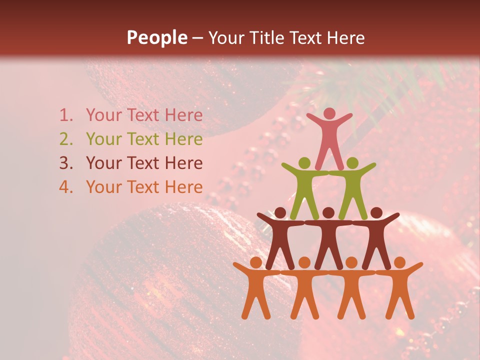 Bauble Object Sphere PowerPoint Template