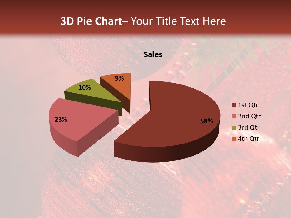 Bauble Object Sphere PowerPoint Template