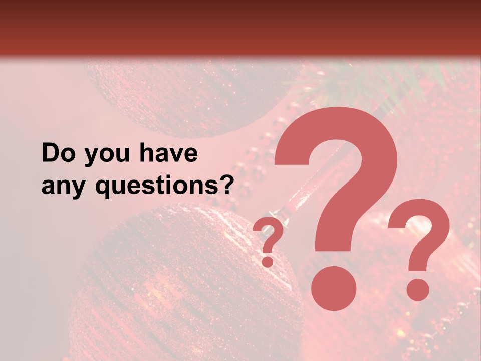 Bauble Object Sphere PowerPoint Template