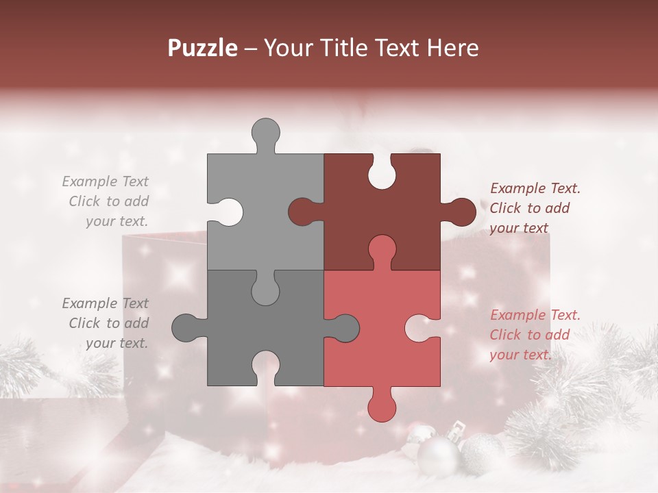 Christmas Decoration Xmas PowerPoint Template