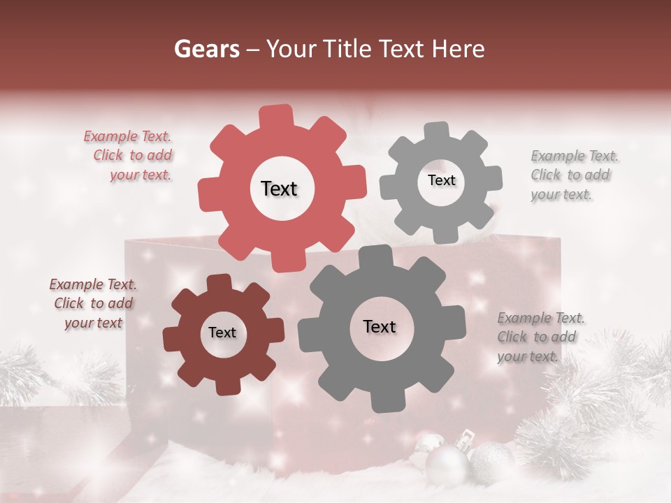 Christmas Decoration Xmas PowerPoint Template
