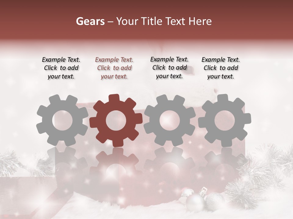 Christmas Decoration Xmas PowerPoint Template