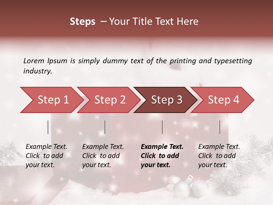Christmas Decoration Xmas PowerPoint Template