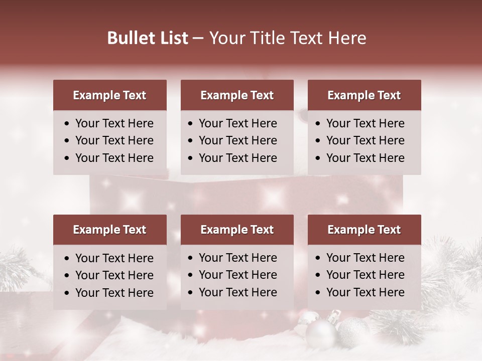 Christmas Decoration Xmas PowerPoint Template