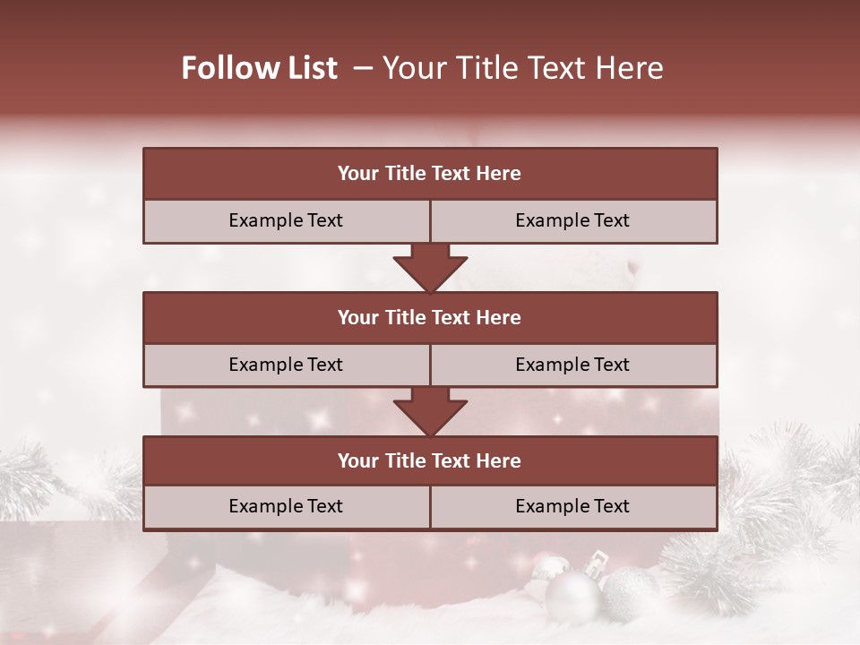 Christmas Decoration Xmas PowerPoint Template