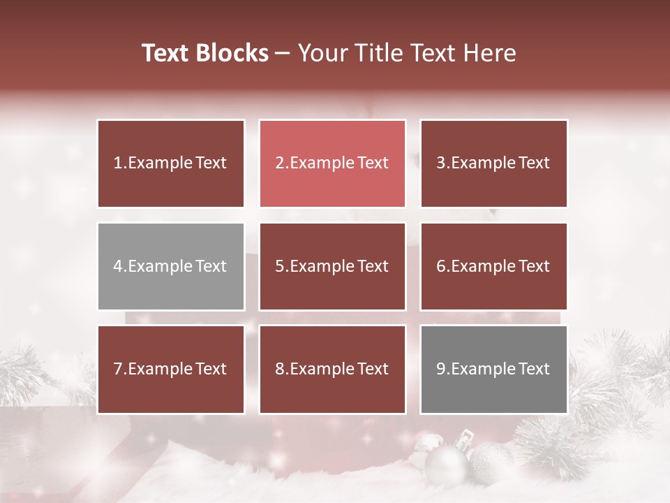 Christmas Decoration Xmas PowerPoint Template