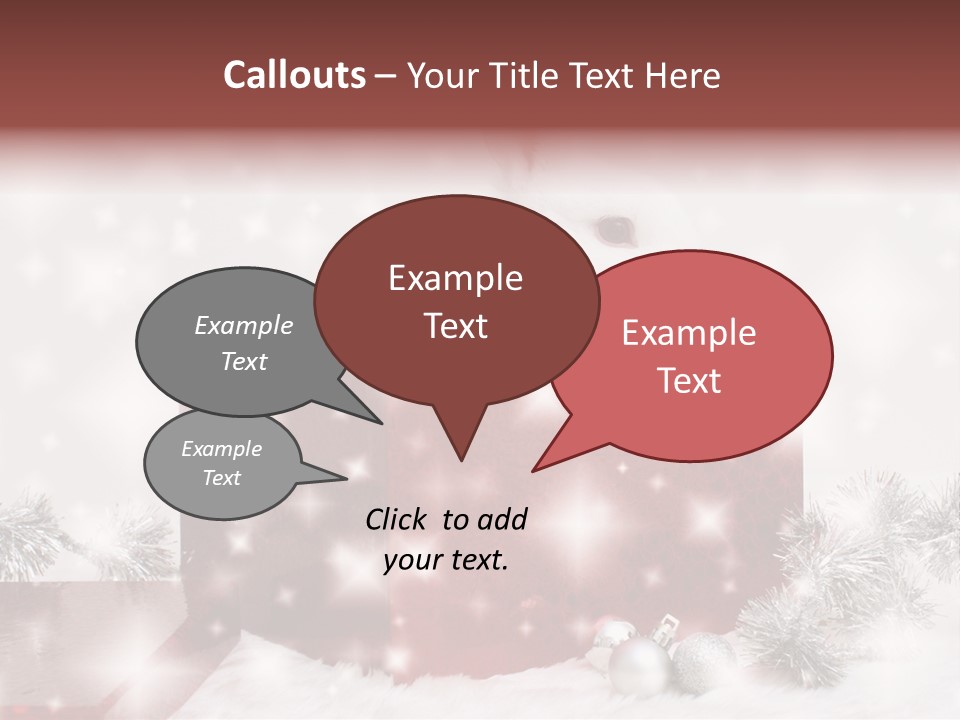Christmas Decoration Xmas PowerPoint Template