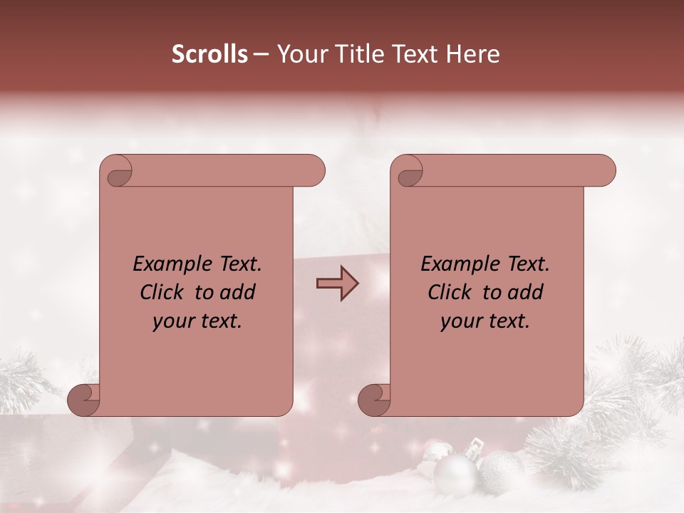 Christmas Decoration Xmas PowerPoint Template