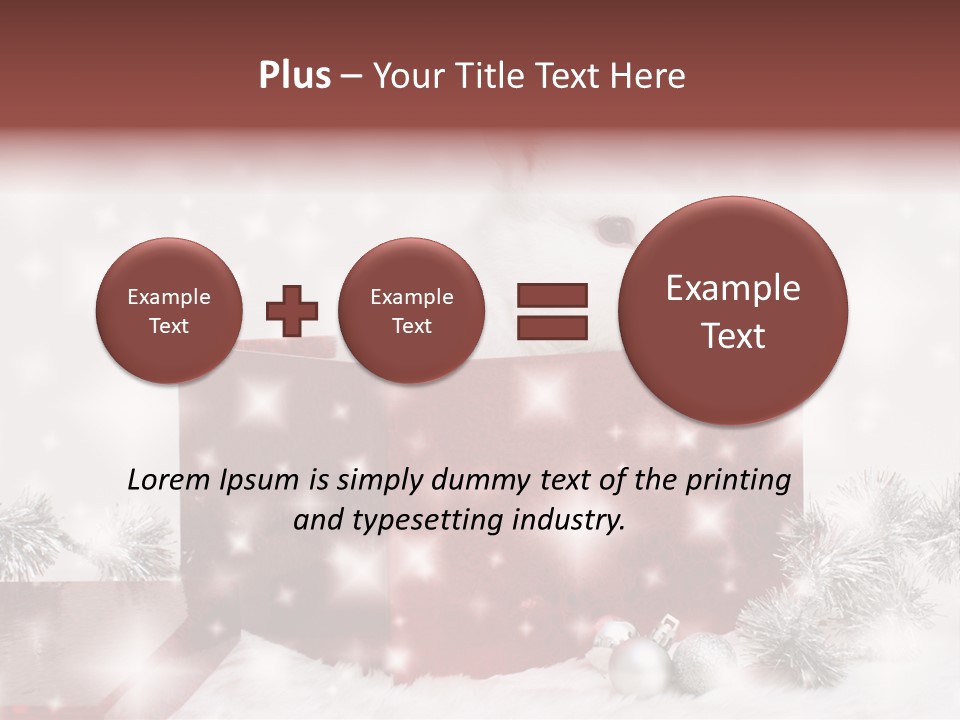 Christmas Decoration Xmas PowerPoint Template