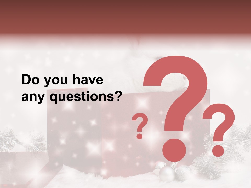 Christmas Decoration Xmas PowerPoint Template