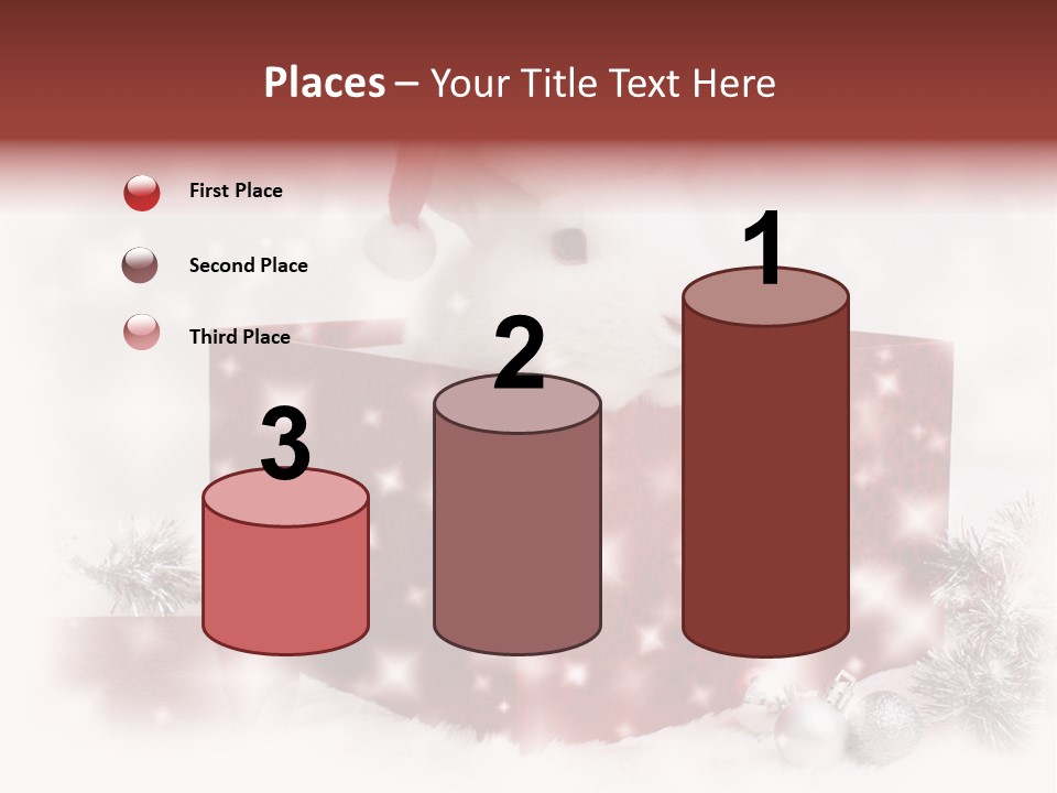 Snowflake Rabbit Pet PowerPoint Template