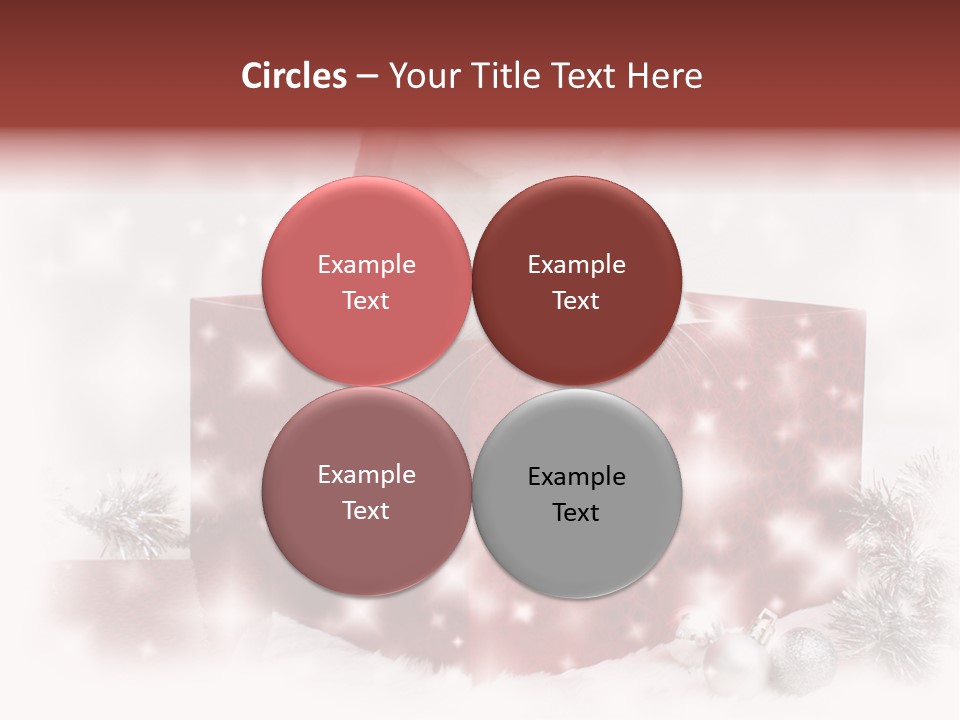 Snowflake Rabbit Pet PowerPoint Template