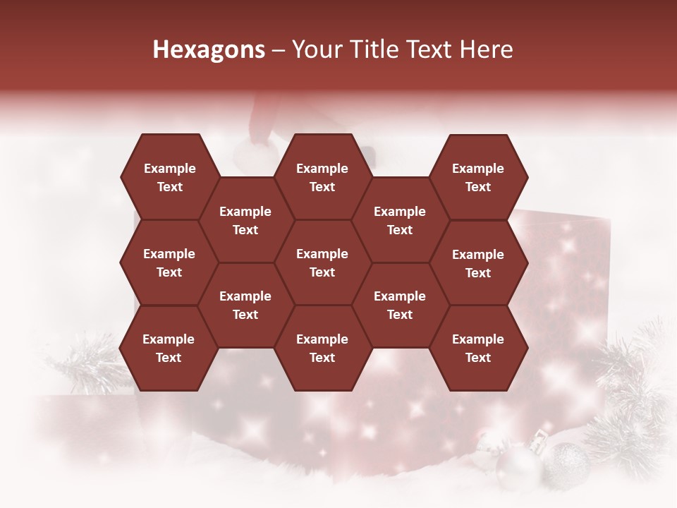 Snowflake Rabbit Pet PowerPoint Template