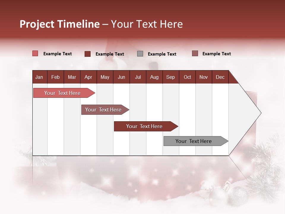 Snowflake Rabbit Pet PowerPoint Template