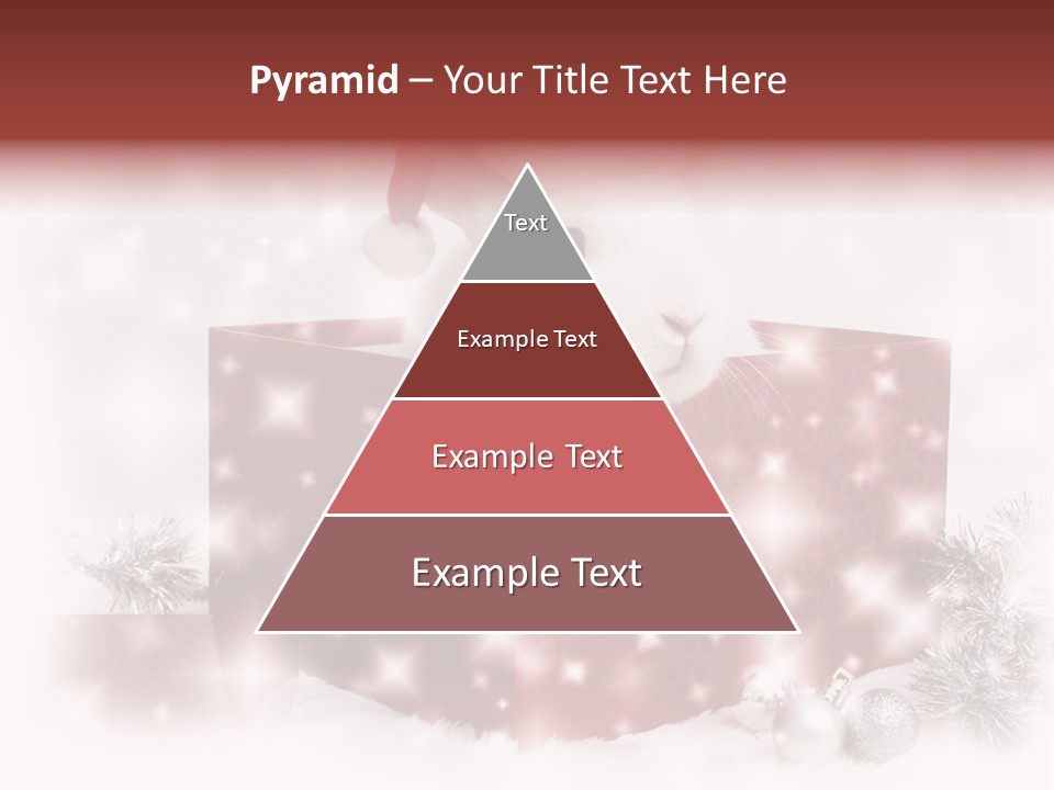 Snowflake Rabbit Pet PowerPoint Template