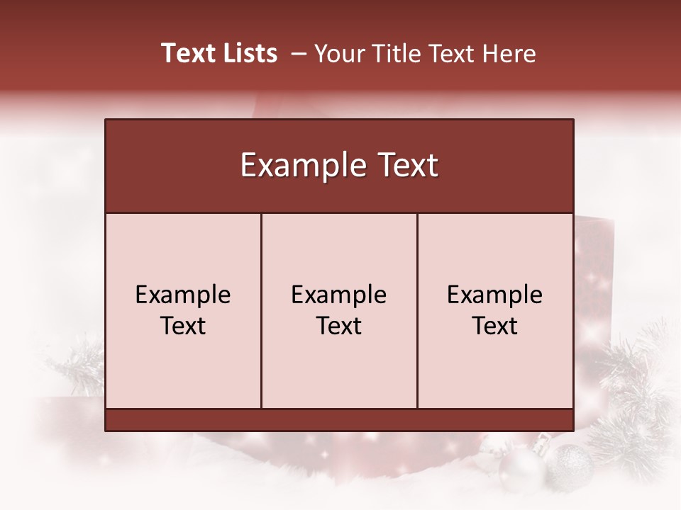 Snowflake Rabbit Pet PowerPoint Template