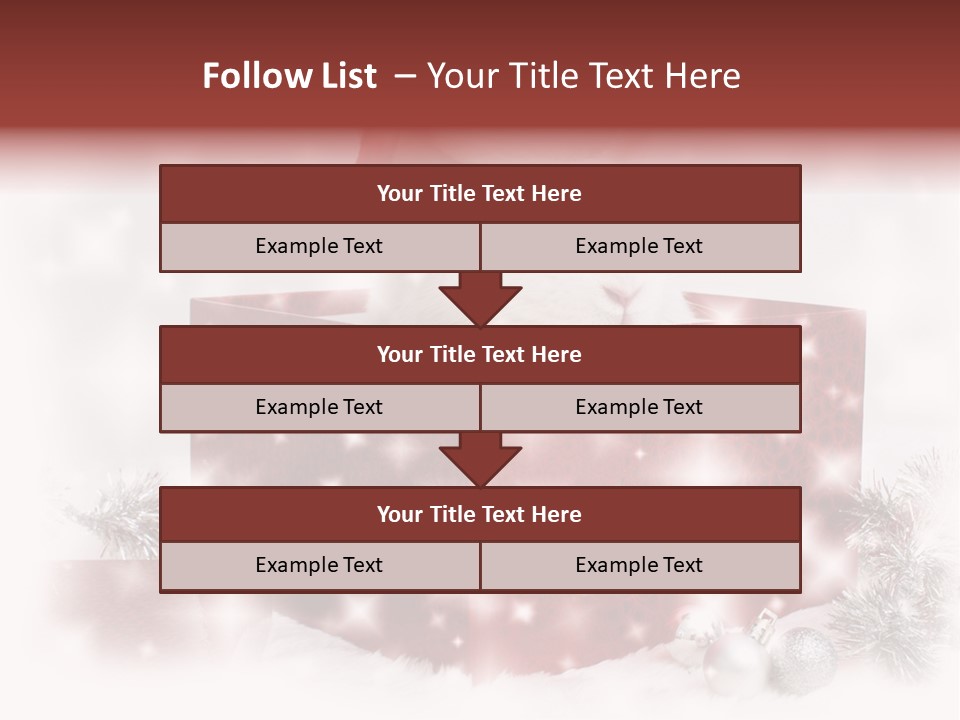 Snowflake Rabbit Pet PowerPoint Template